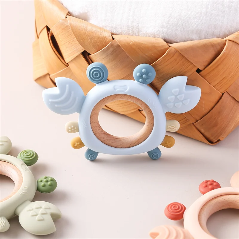 Crab Teether - Blue
