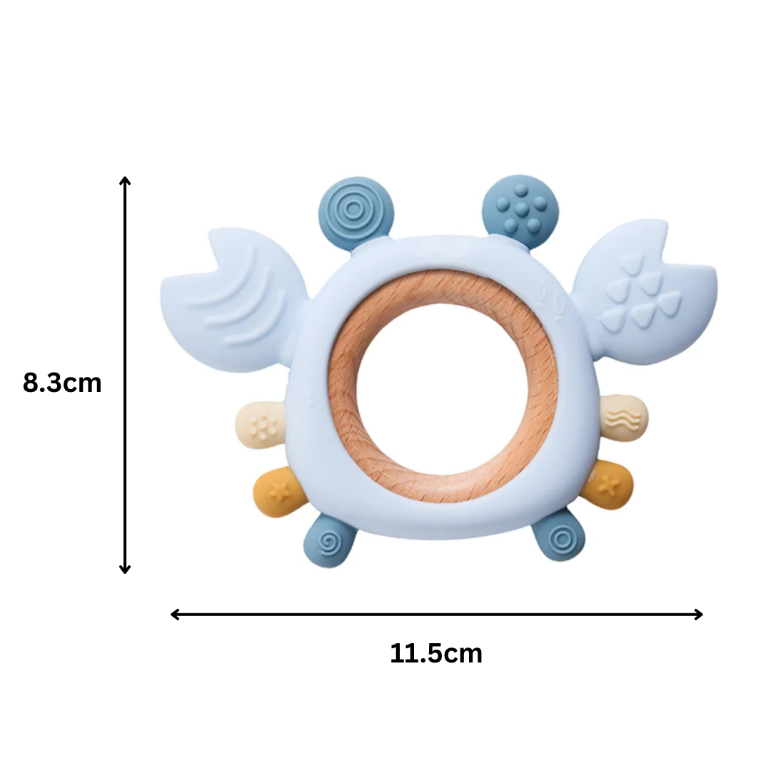 Crab Teether - Blue