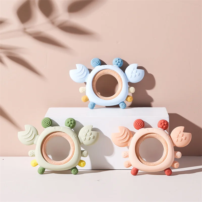 Crab Teether - Pink