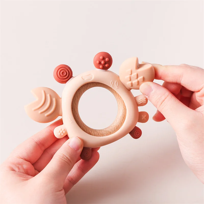Crab Teether - Pink