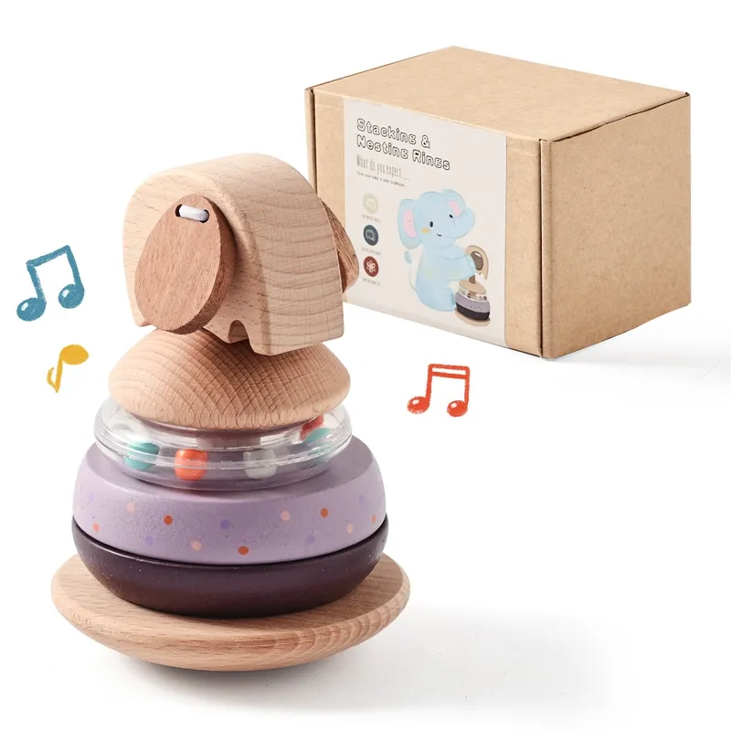 Elephant Stacking Ring Toy