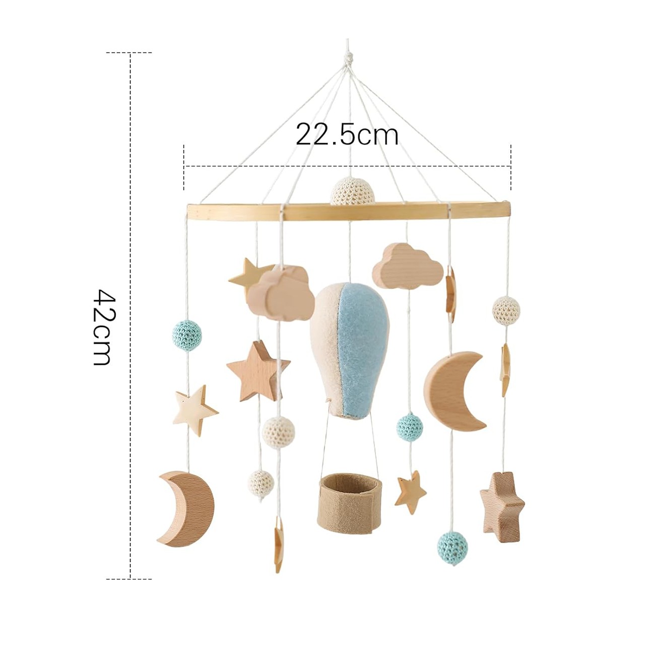 Hot Air Balloon Baby Mobile