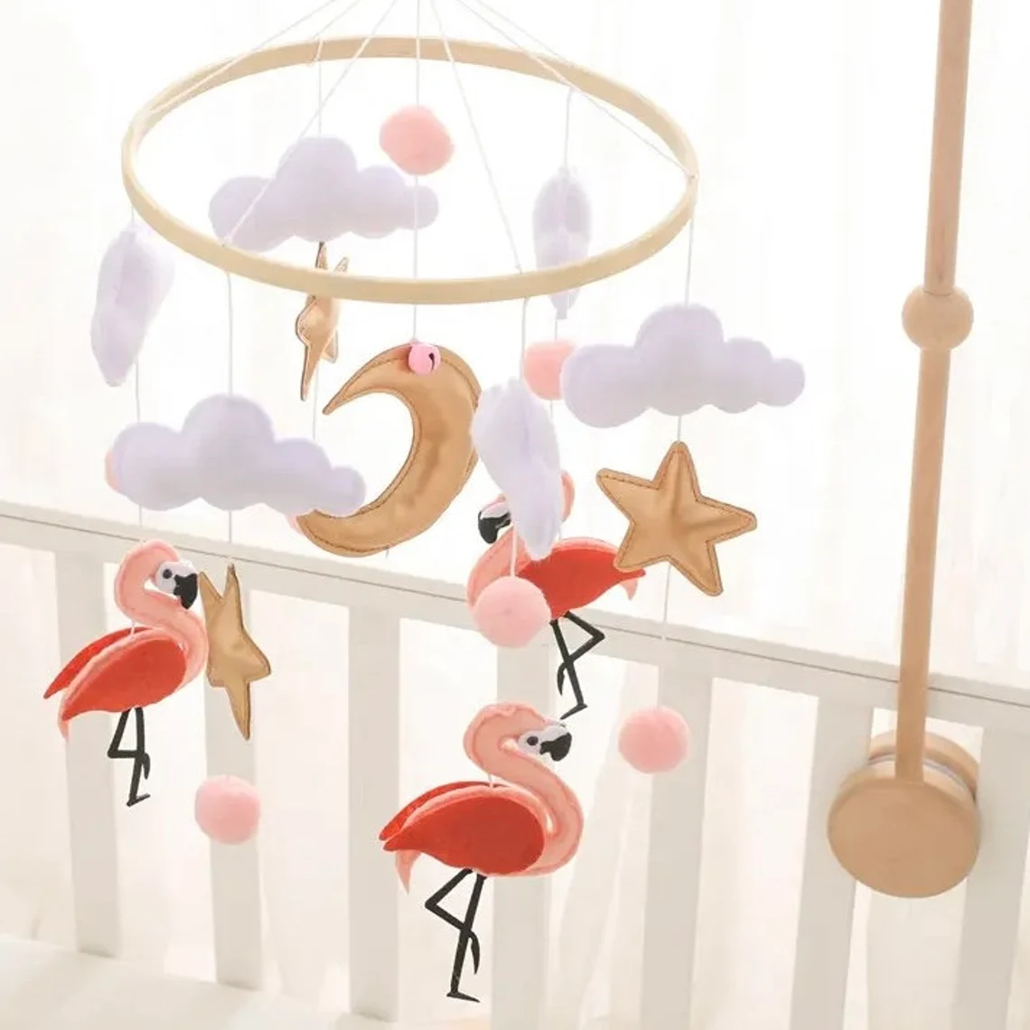 Baby Flamingo Mobile