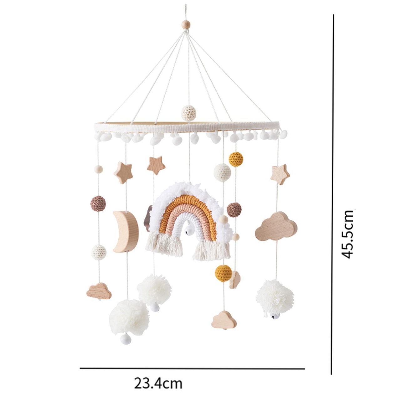 Boho Baby Rainbow Mobile