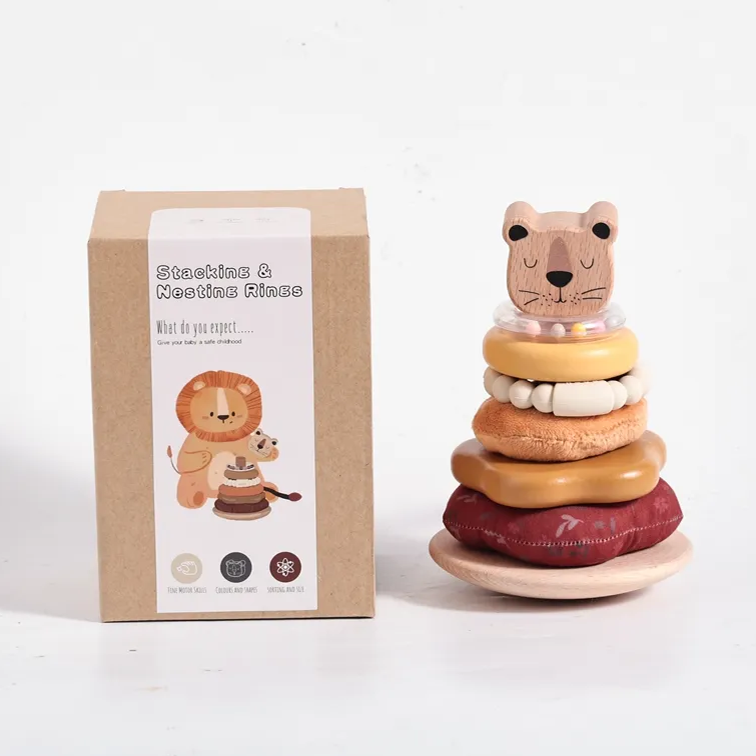 Lion Stacking Ring Toy