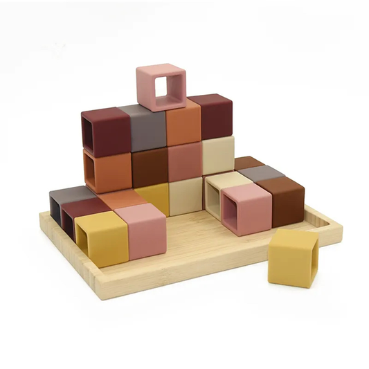 Baby Silicone Building Blocks