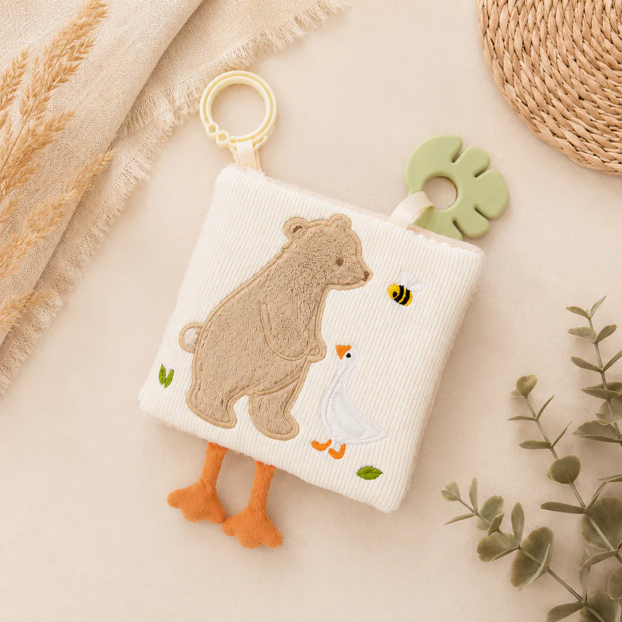 Bear Fabric Baby Book