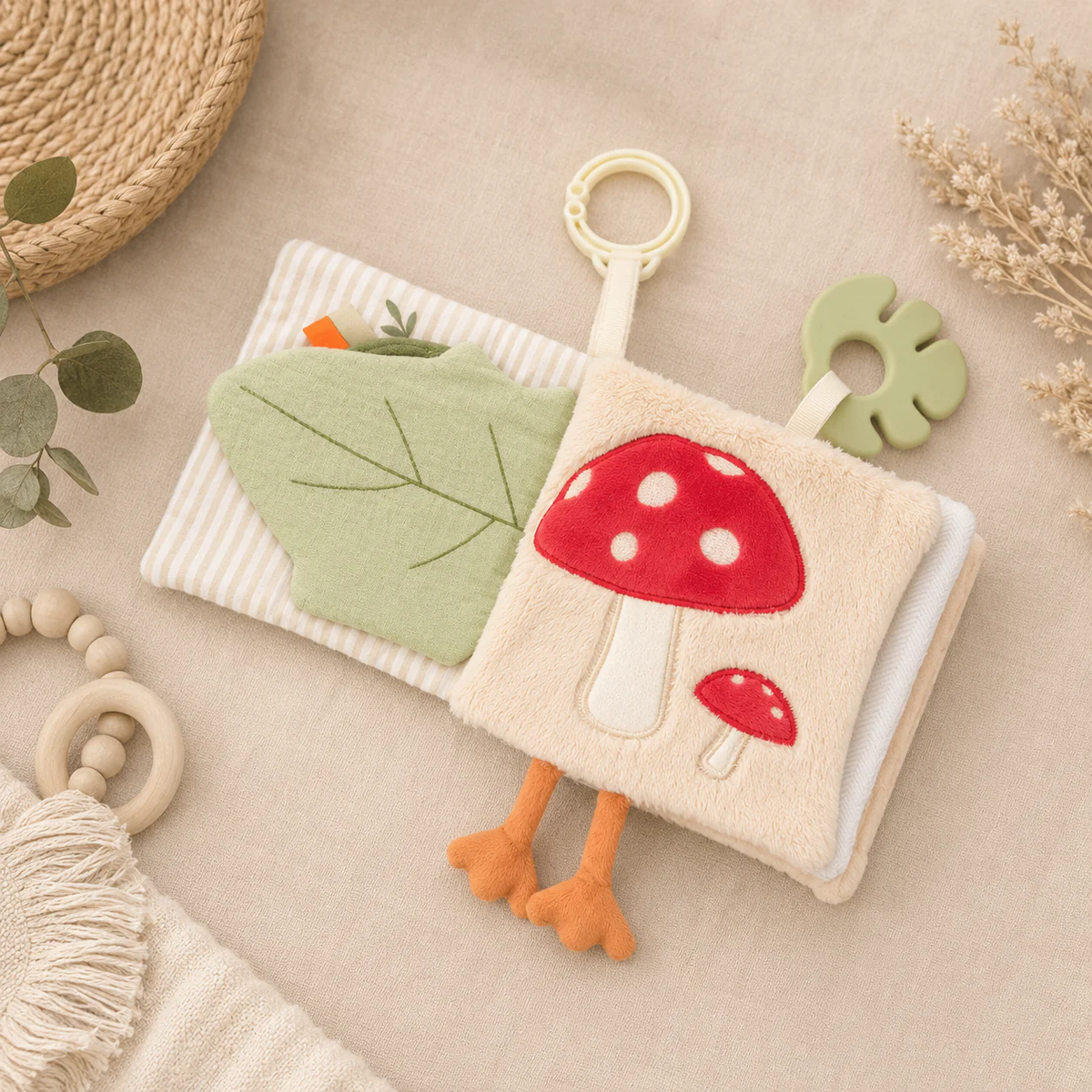 Bear Fabric Baby Book