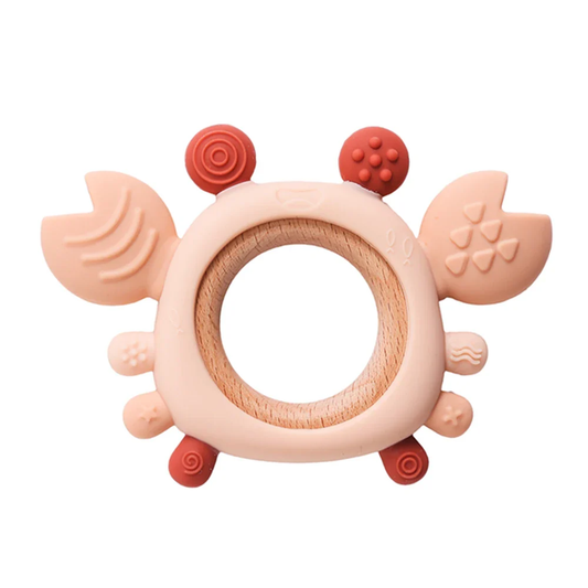 Crab Teether - Pink