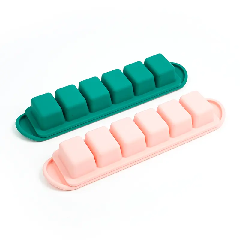 Silicone Baby Food Freezing Storage Tray - Green