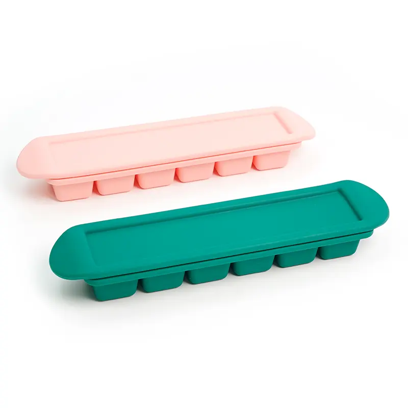 Silicone Baby Food Freezing Storage Tray - Green