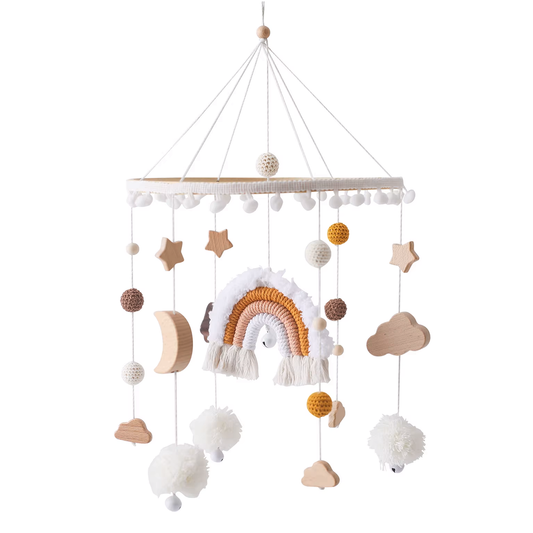 Boho Baby Rainbow Mobile