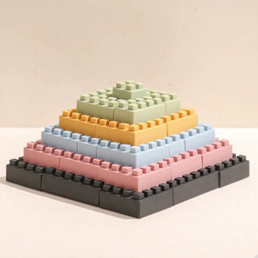 Silicone Stacking Building Blocks