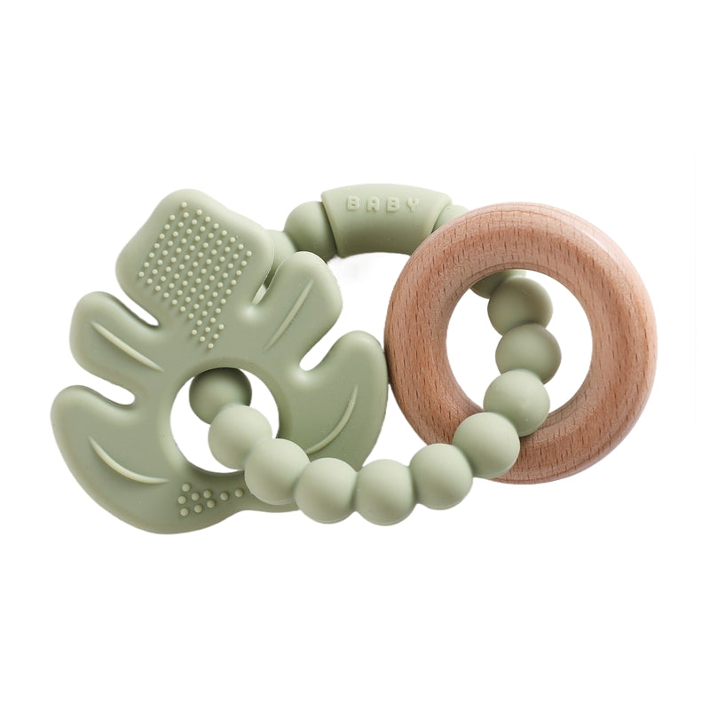 Leaf Teether - Green