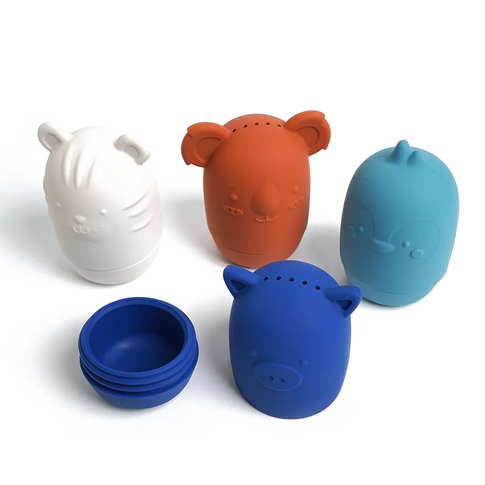 Bath Buddy Toys - Blue/Red