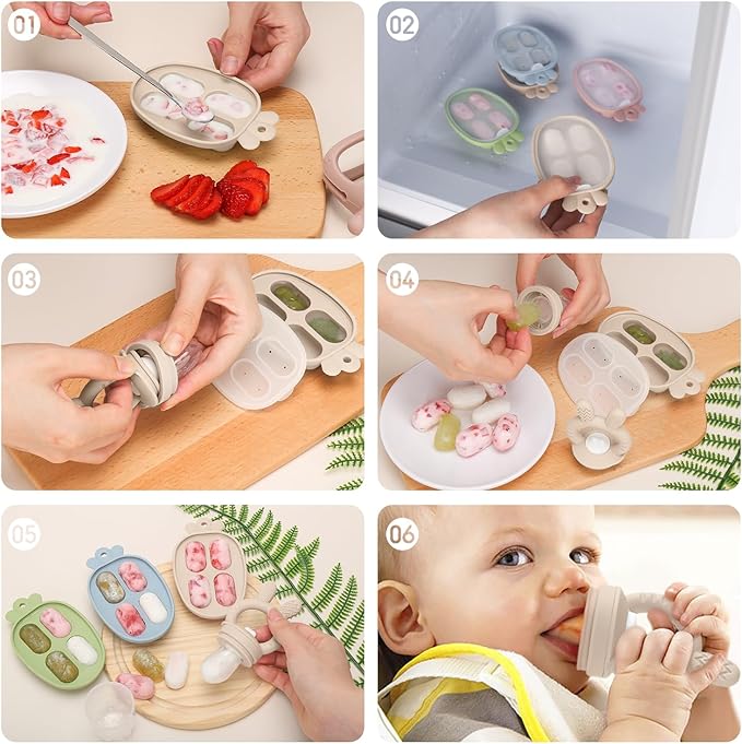 Cooling Teething Pacifier with Freezing Tray