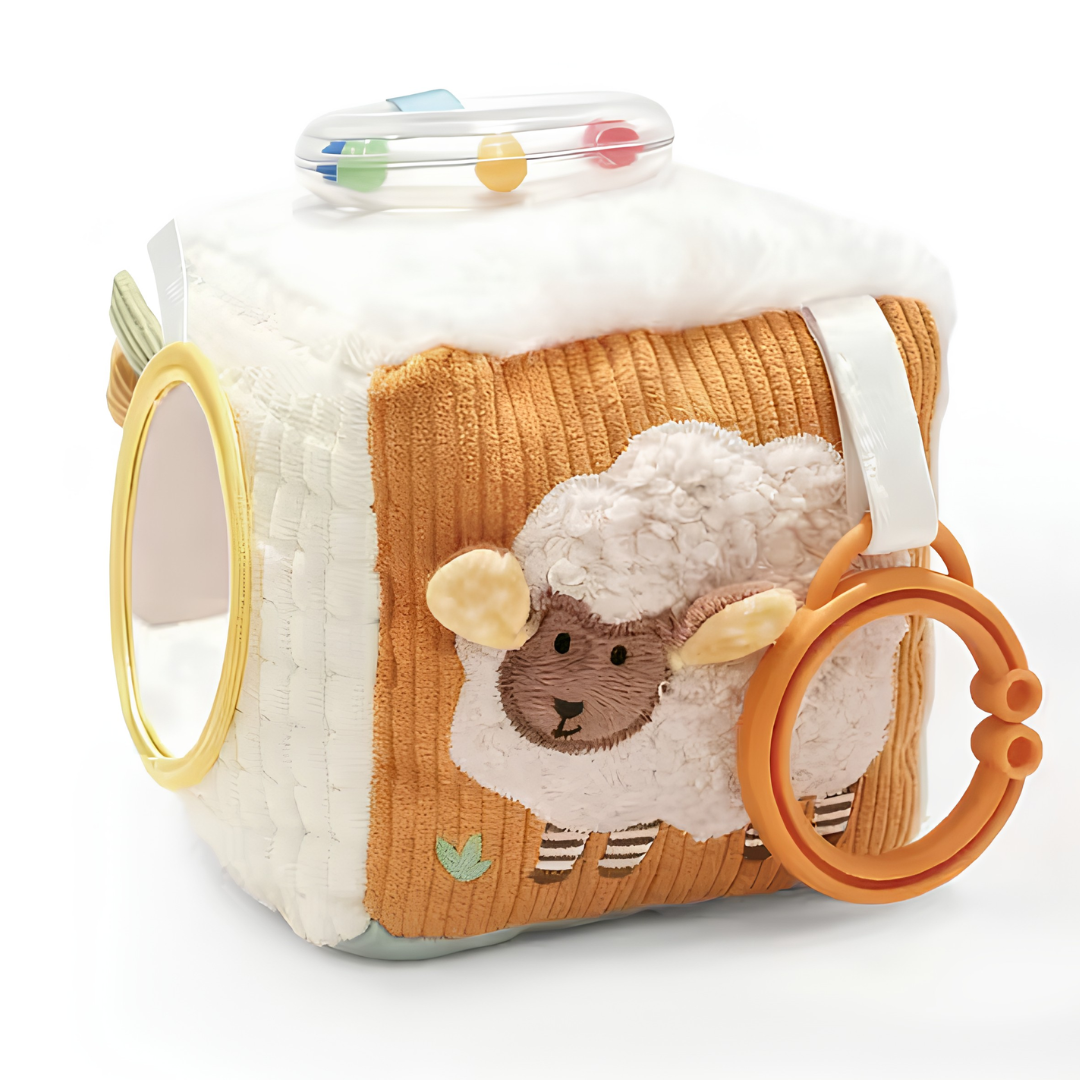 Soft Farm Sensory Activity Baby Block