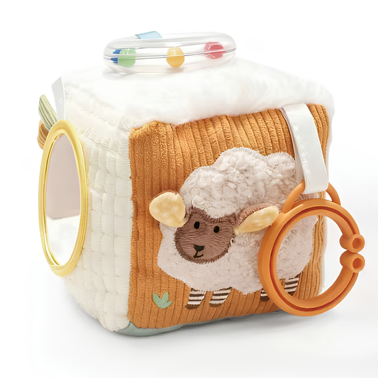 Soft Farm Sensory Activity Baby Block