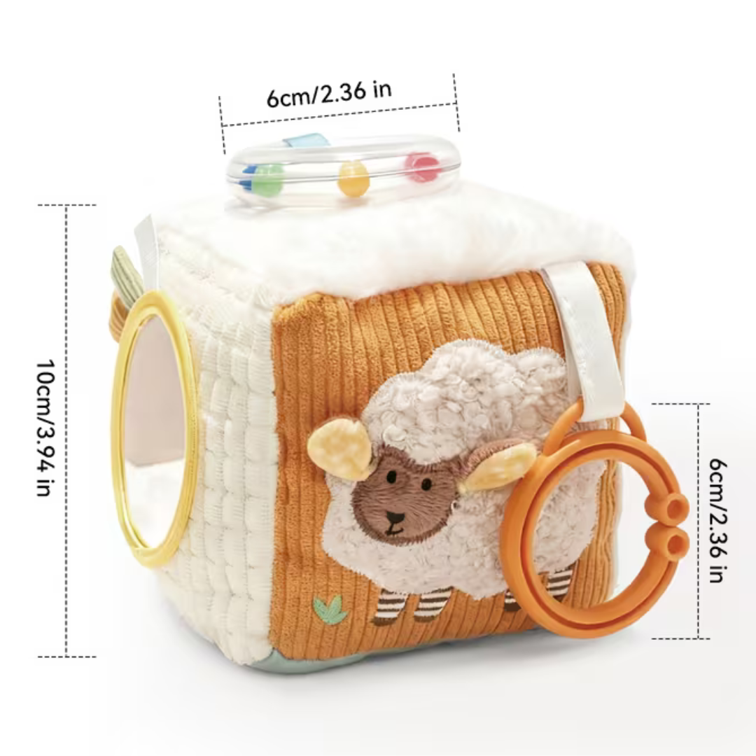 Soft Farm Sensory Activity Baby Block