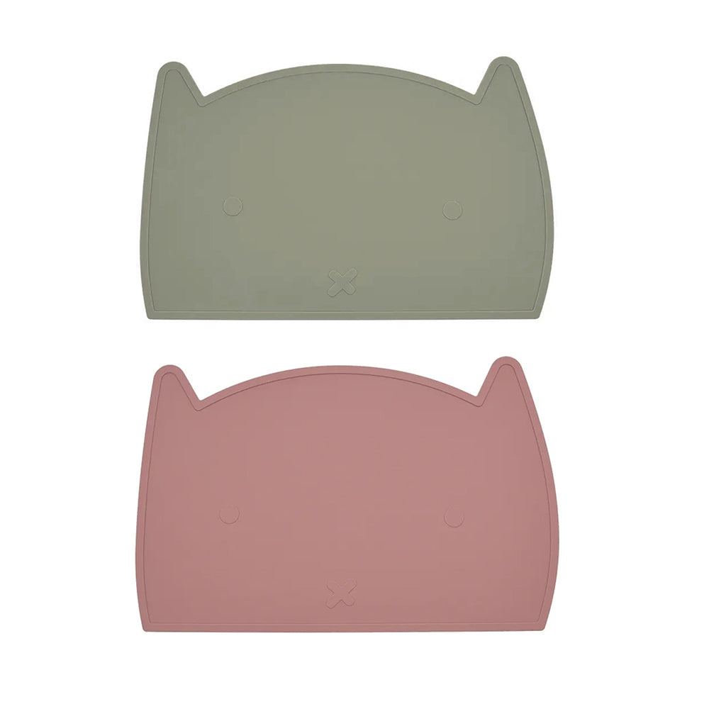 Cat-Shape Baby Placemat Bundle