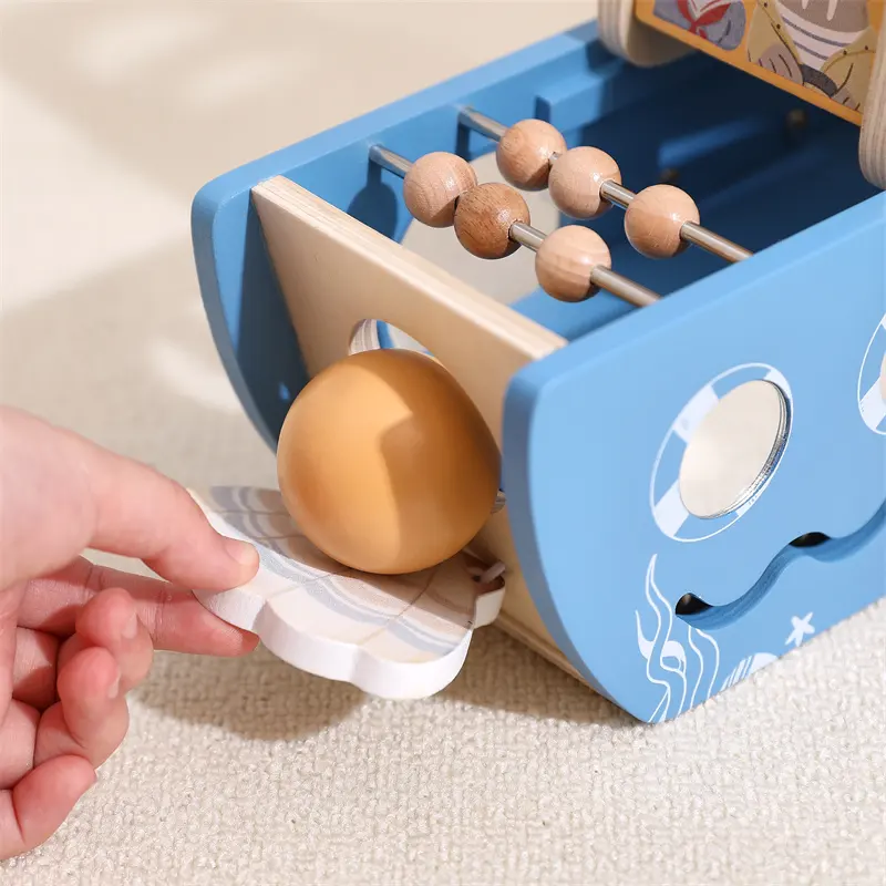 Wooden Activity Boat Toy