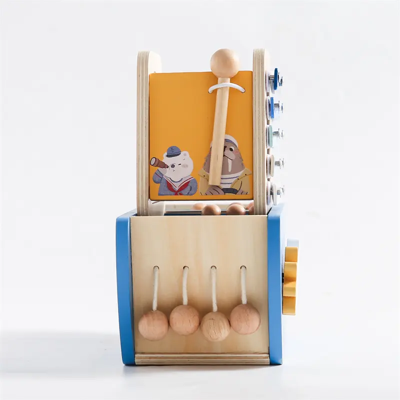 Wooden Activity Boat Toy