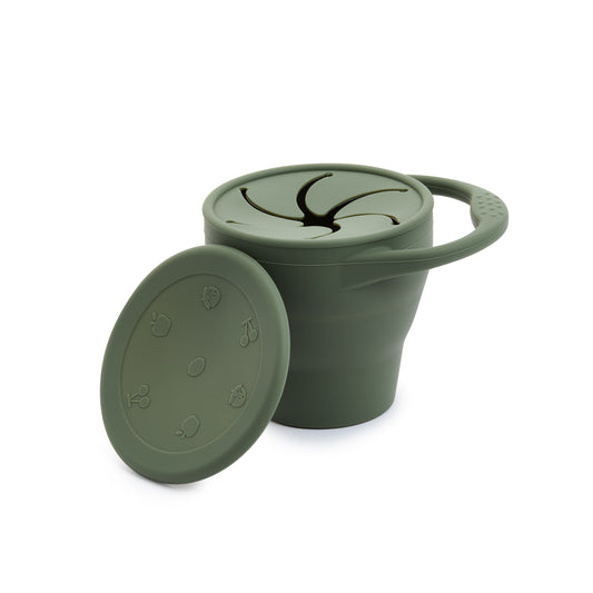 Collapsible Snack Cup - Khaki Green