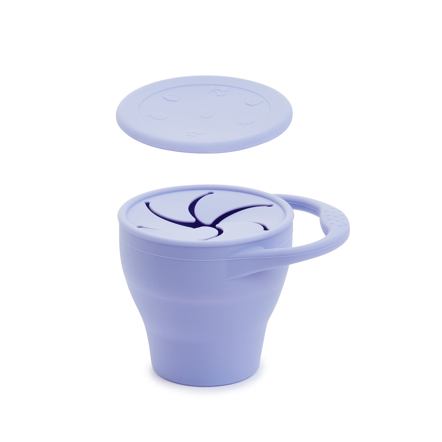 Collapsible Snack Cup - Purple