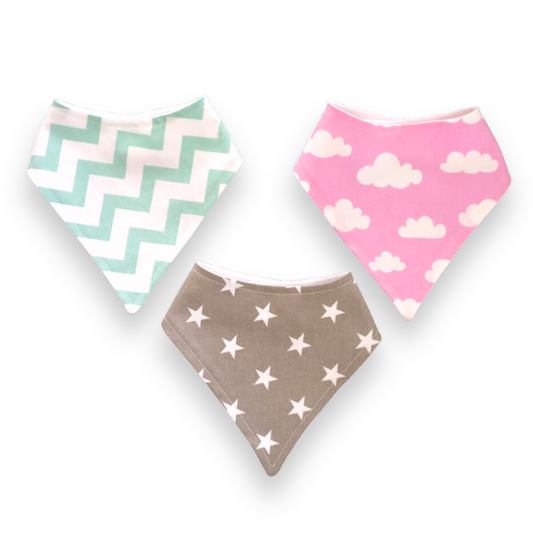 Dribble Bibs - Mixed - 3 Pack