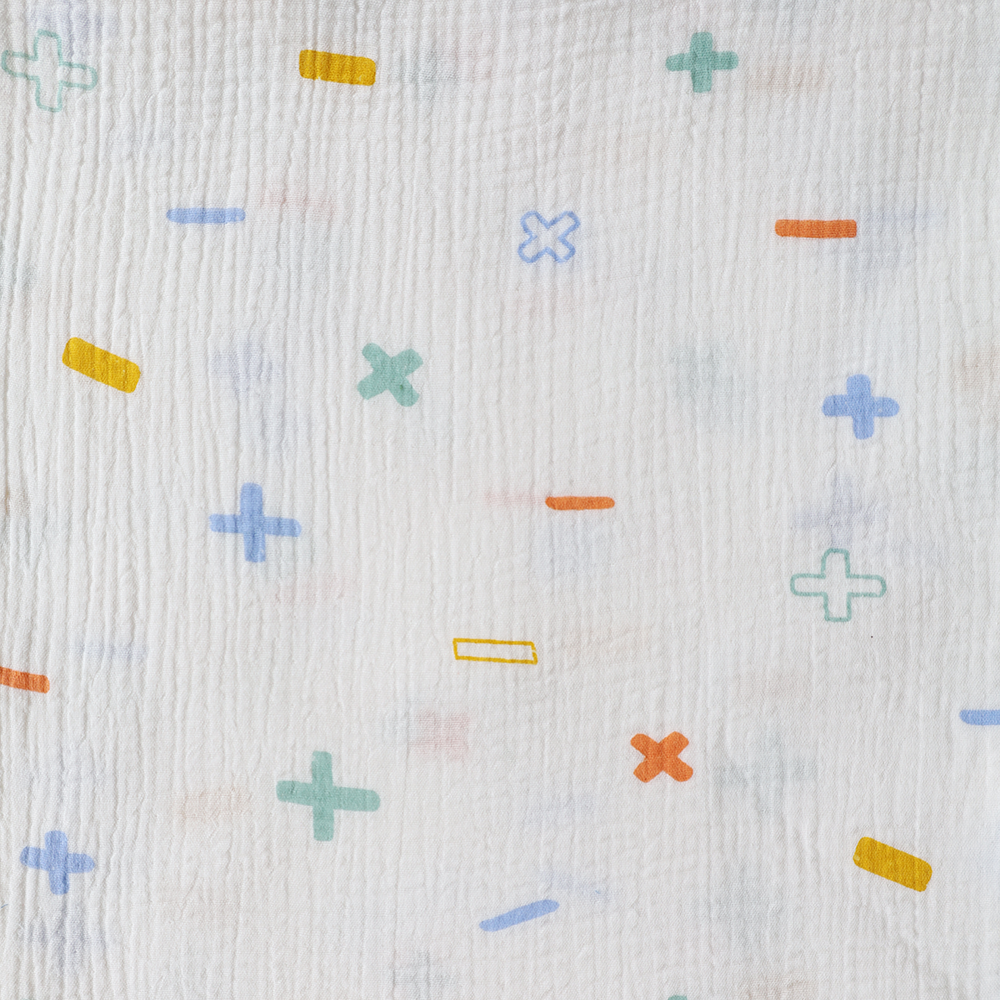 Swaddle Blankets & Burp Cloths - Plus Minus