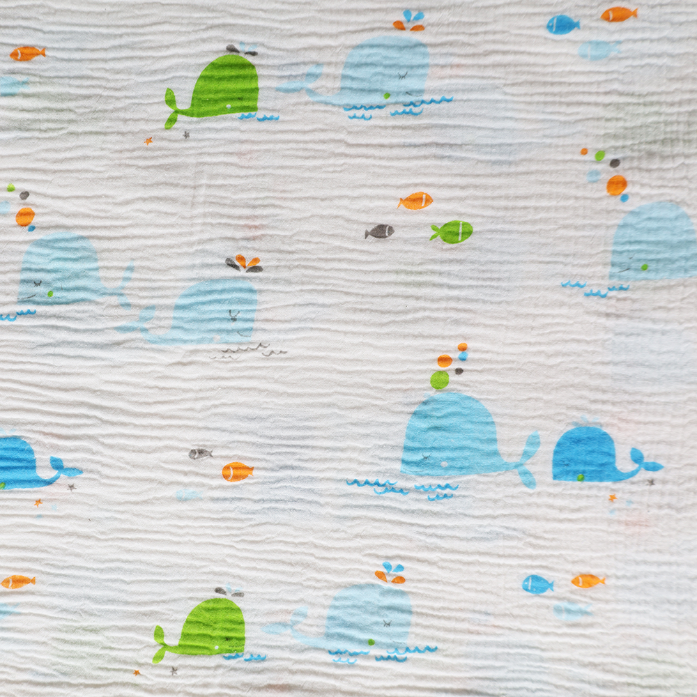 Swaddle Blankets & Burp Cloths - Whales